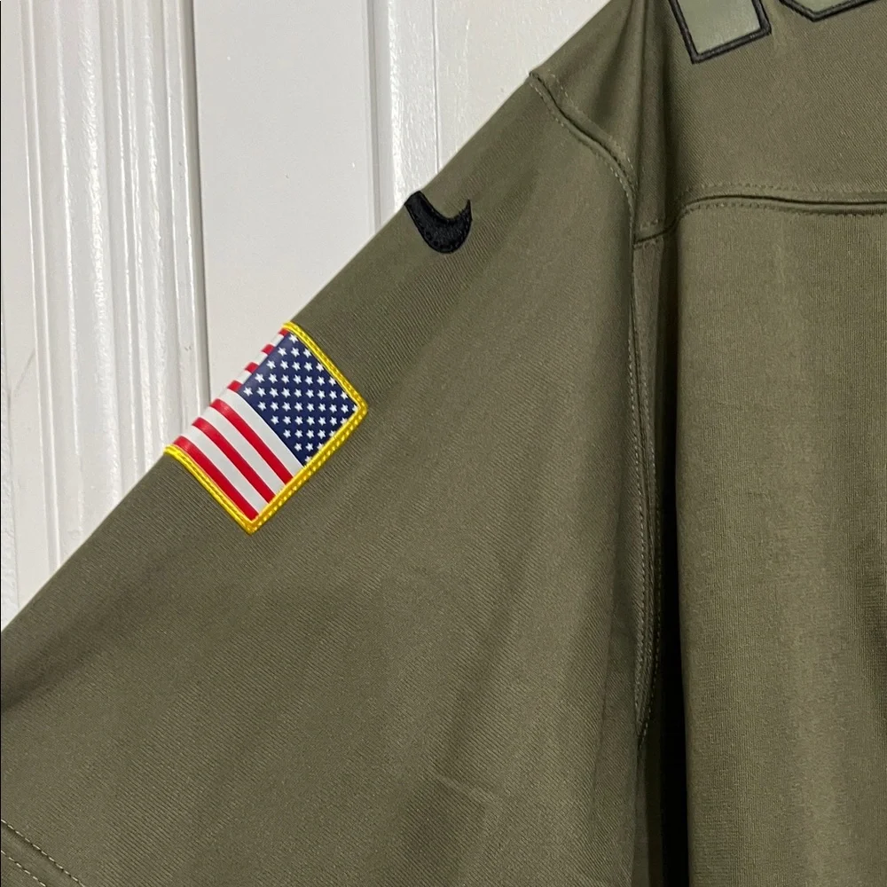 Nike Olive Green Men's Raiders Jersey Mack 52 XXL BNWT Veterans military USA - Picture 4 of 10
